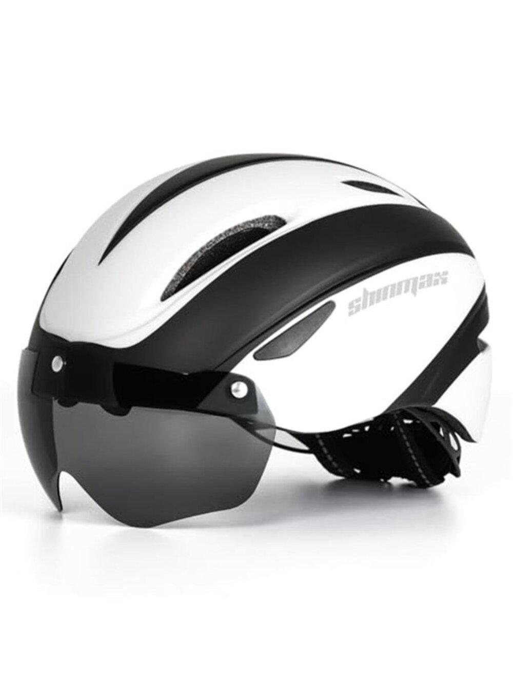 Adult Bike Helmet Adjustable Lightweight Cycling Helmet Magnetic Goggles